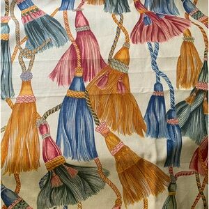 Vintage Kravet Tassels Cotton Fabric